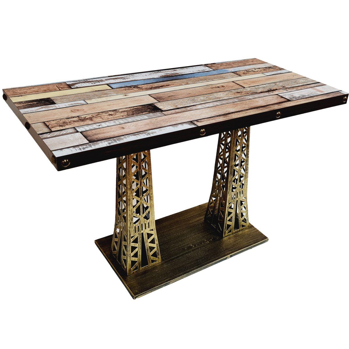 Café Table with Top Cast Iron Ornate Base
